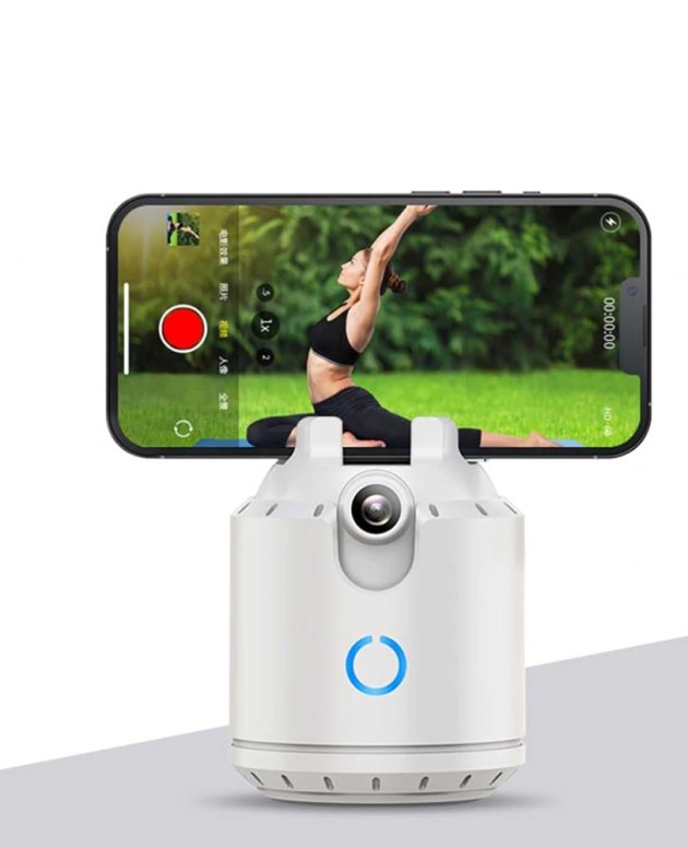 360° Rotation Automatic Face Tracking Mobile Phone Holder Stabilizer_0