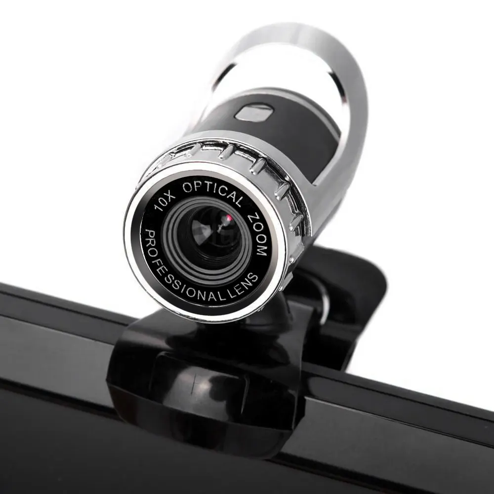 Rotatable Night Vision Webcam USB High Definition Web Cam 360 Degree MIC Clip-on Computer PC Laptop Notebook Web Camera - Image 4