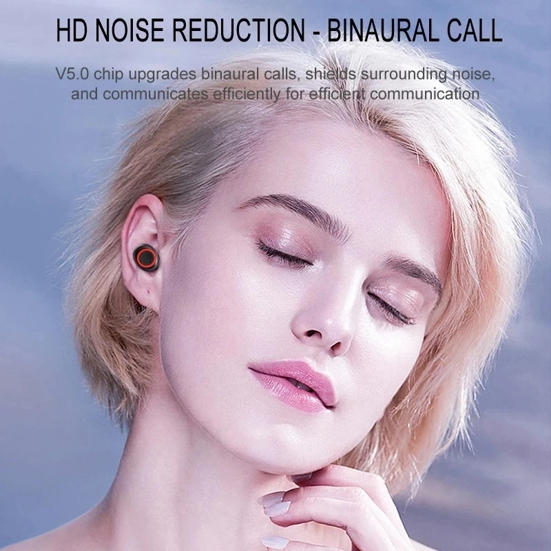 TWS Earpieces Wireless Headphones 5.0 Earphones Sport Earbuds Headset With Mic Charging box Headphone For Bluetooth Phone Xiaomi - Image 6