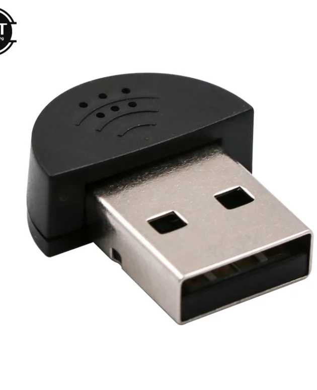 Super Mini USB 2.0 Microphone Portable Studio Speech MIC Audio Driver Free for Laptop/Notebook/PC/MSN/Skype USB Adapter