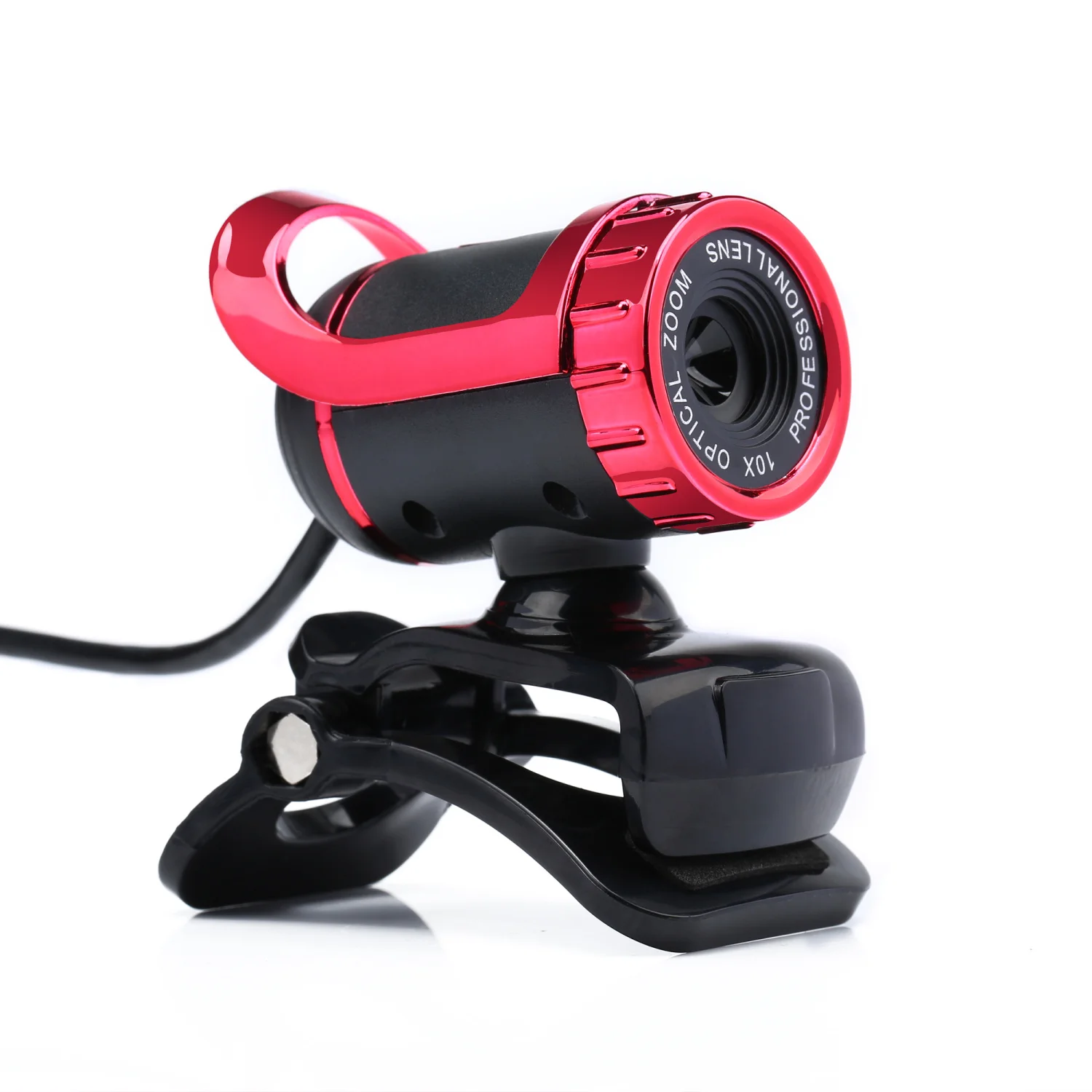 Rotatable Night Vision Webcam USB High Definition Web Cam 360 Degree MIC Clip-on Computer PC Laptop Notebook Web Camera - Image 3