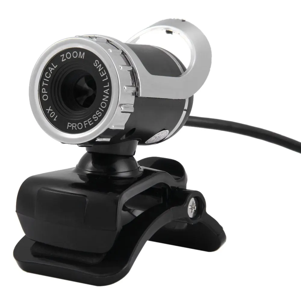 Rotatable Night Vision Webcam USB High Definition Web Cam 360 Degree MIC Clip-on Computer PC Laptop Notebook Web Camera - Image 5