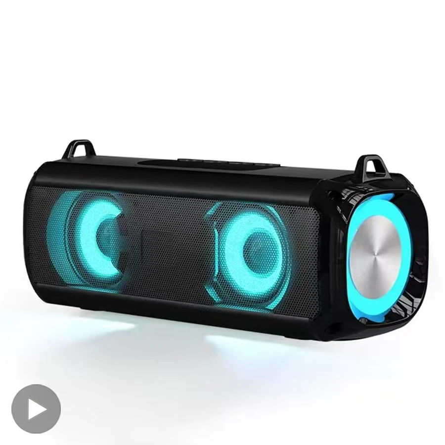 Portable Subwoofer Caixa De Som Bluetooth Speaker Wireless Radio FM Sound Box Music Bocina Bass With Lamp Column Blootooth Audio