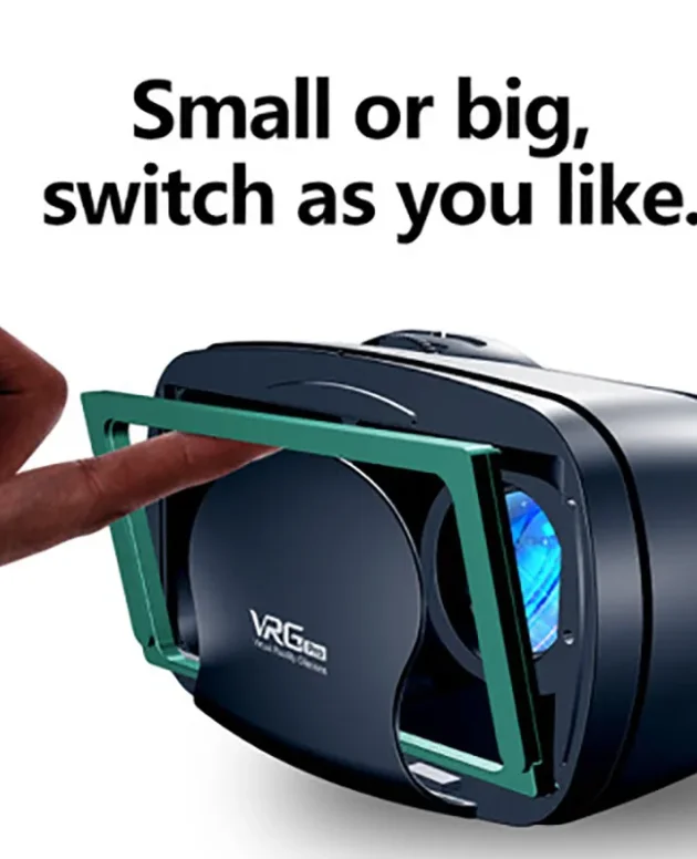3D Bluetooth VR glasses Reality Full Screen Visuele Groothoek Vr Glazen Doos voor 5 Tot 7 Inch Smartphone Brillen vr headset