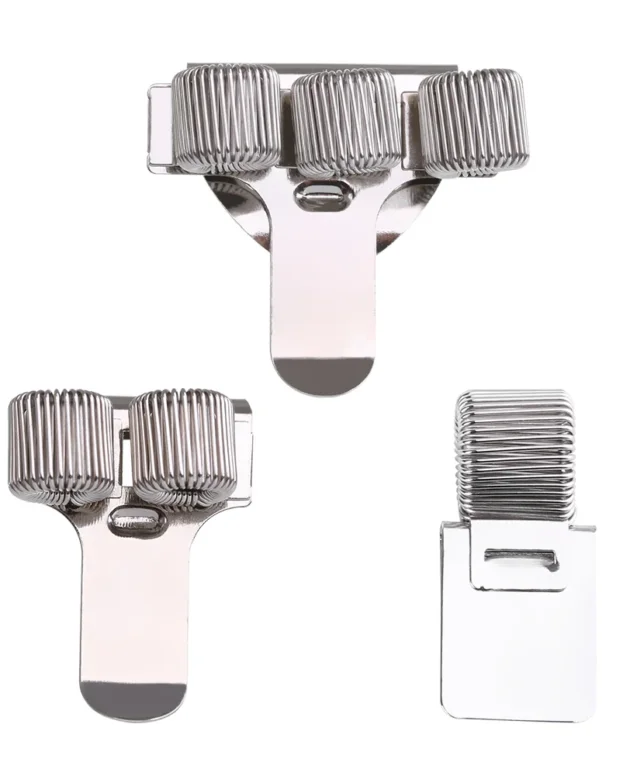 Convenient Doctors Notebooks Stationery Pen Holders With Pocket Clip Single/Double/Triple Metal Spring