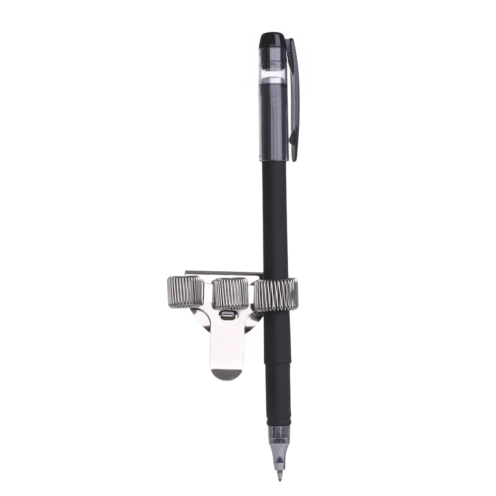 Convenient Doctors Notebooks Stationery Pen Holders With Pocket Clip Single/Double/Triple Metal Spring - Image 4