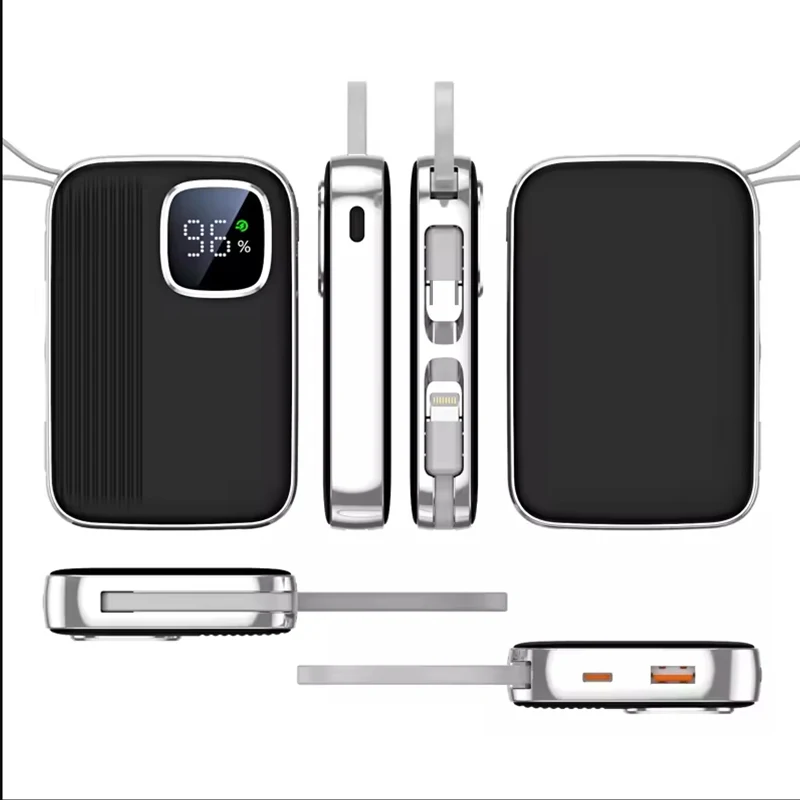 10000mAh 20000mAh Portable Dual-wire Power Bank 20W/22.5W Compatible Mobile Power Supply Is Suitable for iPhone, Huawei, Xiaomi - Image 3