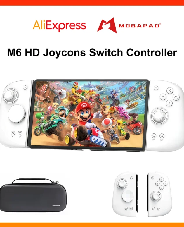 Mobapad M6 HD Gemini2 Bluetooth Gamepad Hall Effect Joystick NFC Wake-Up For Nintendo Switch Switch OLED Left Right Gaming Contr