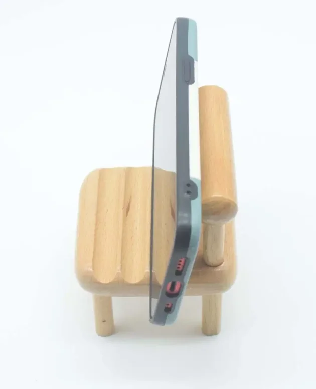 Phone Stand Phone Holder Desktop Base Phone Accessories Chair Shape Mobile Stand Eco Friendly Material for All Smartphones