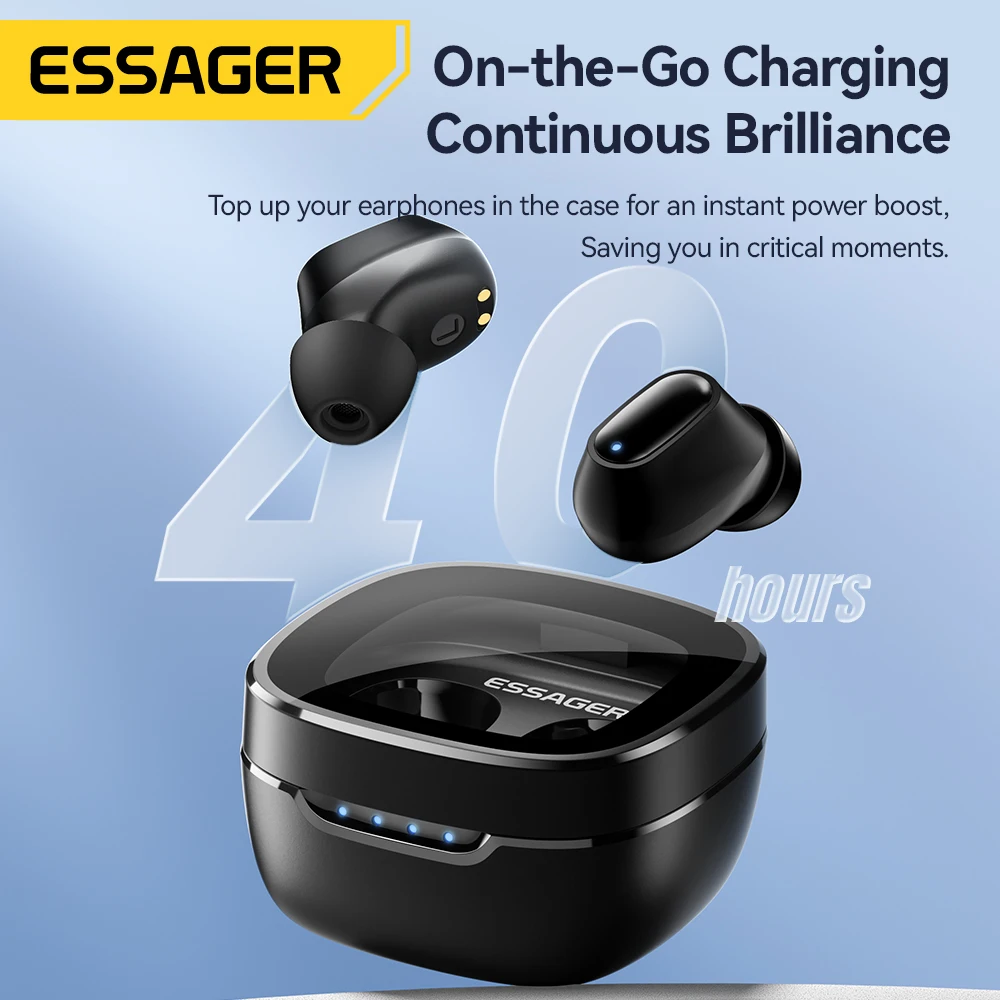 Essager TWS Bluetooth5.3 Earphone Noise Cancelling Earbuds True Wireless Stereo Sports Headset In-Ear Handsfree With Microphone - Image 4