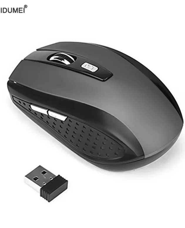 2.4G Wireless Mouse 2.4Ghz Gaming Mouse 6D Optical Wireless Mouse Slim Mini Noiseless Mice DPI1600 for Macbook PC Laptop