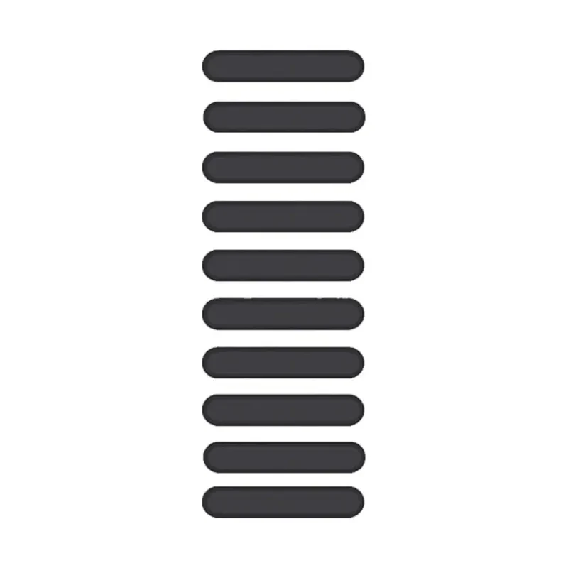 10PCS/Set Universal Mobile Phone Dustproof Net Stickers Anti Dust Black Phone Speaker Net Phone Accessory - Image 2