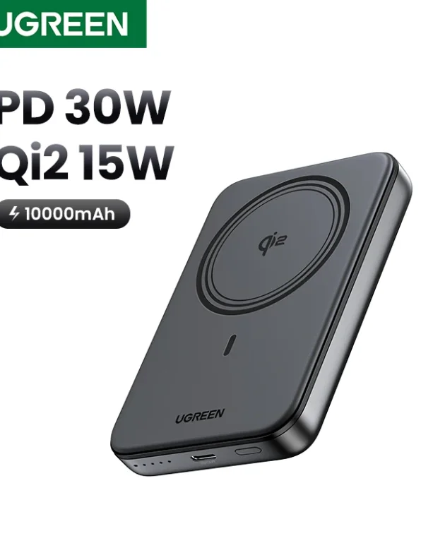 UGREEN Qi2 30W Magnetic Power Bank 10000mAh Portable PowerBank for Magsafe 15W Wireless Fast Charging for iPhone 17 16 Pro Max