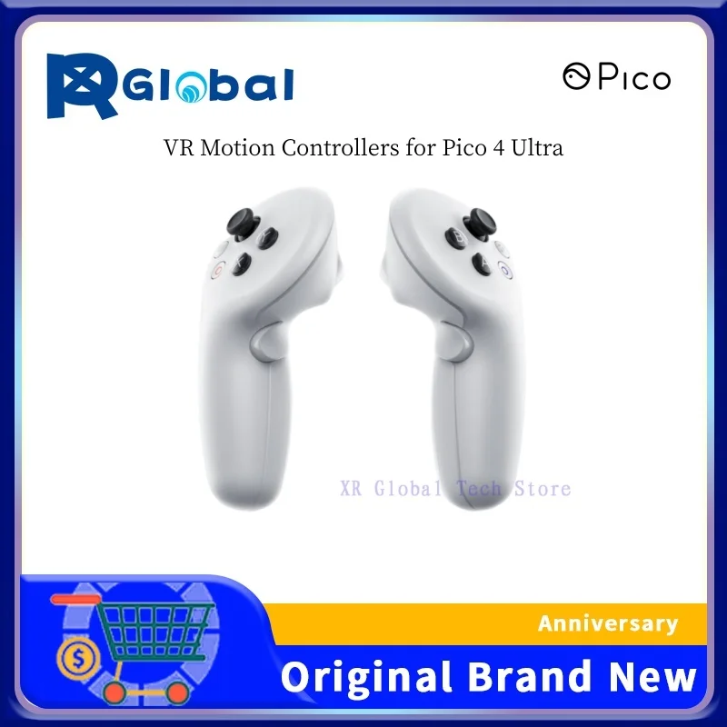 Original VR Motion Controllers for Pico 4 Ultra All-in-One 3D VR Glasses Virtual Reality Headset Left/Right Handles