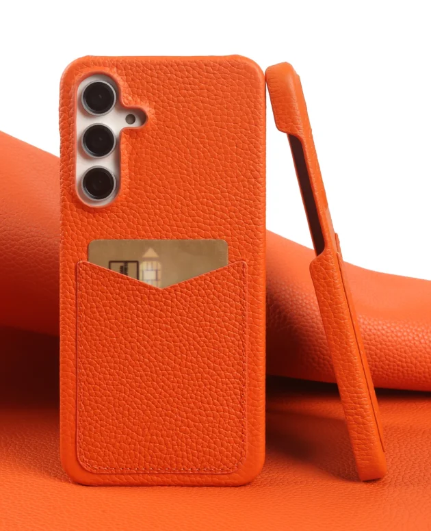 Premium Card Slot Genuine Leather Case For Samsung Galaxy S25 FE Ultra S24 Plus S23 S22 S21 Phone Back Cover Case Coque Funda