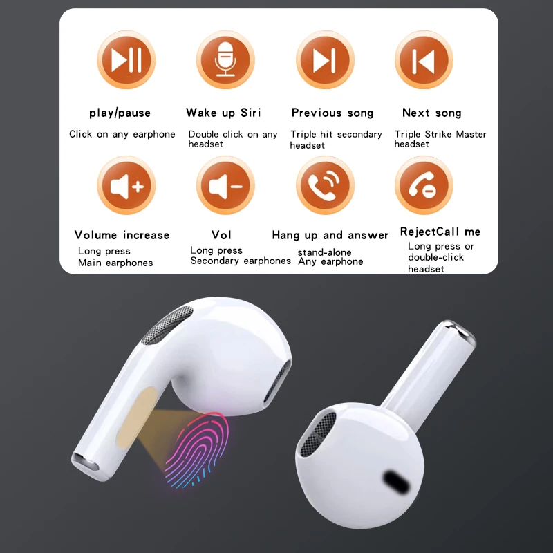 Original Lenovo Pro4 True Wireless Bluetooth Earphones Headphones HiFi Sound Low Latency Noise Reduction Earbuds for With Mic - Image 5