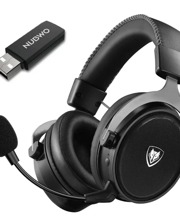 NUBWO G07 Wireless Gaming Headsets for PC, PS4, PS5 2.4GHz Ultra-Low Latency HIFI Stereo Noise Cancelling MIC Gaming Headphones