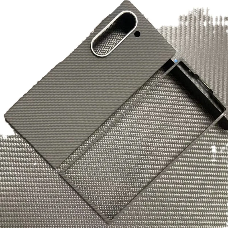 Case for Samsung Z Fold 6 Carbon Fiber Phone Case Ultra-thin Cover for Samsung Z Fold 6 Aramid Fiber Material - Image 5