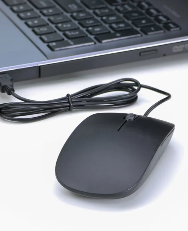 Ultra Thin USB Wired Mouse For Computer Pc Laptop 1200dpi USB Optical 3 Buttons Slim Mouse For Office Home Computer Accessory