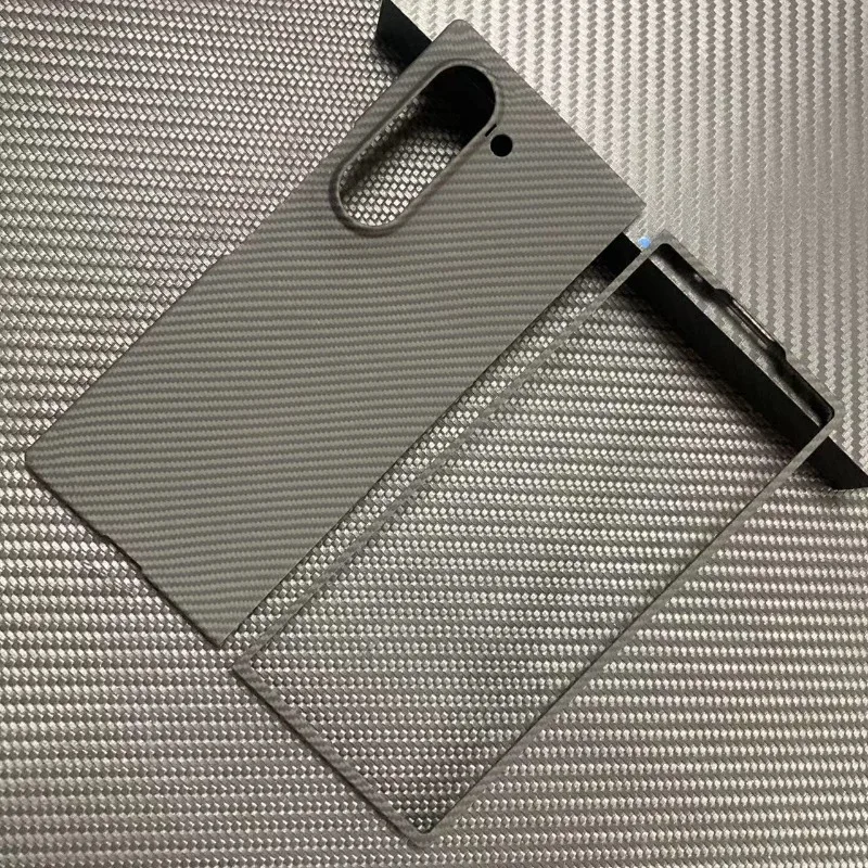 Case for Samsung Z Fold 6 Carbon Fiber Phone Case Ultra-thin Cover for Samsung Z Fold 6 Aramid Fiber Material - Image 3