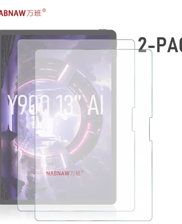 2-pack Clear HD Tempered Glass Screen Protector For Lenovo Legion Y900 13" AI Tablet Anti-Scratch Guard Bubble-Free Oil-Coating