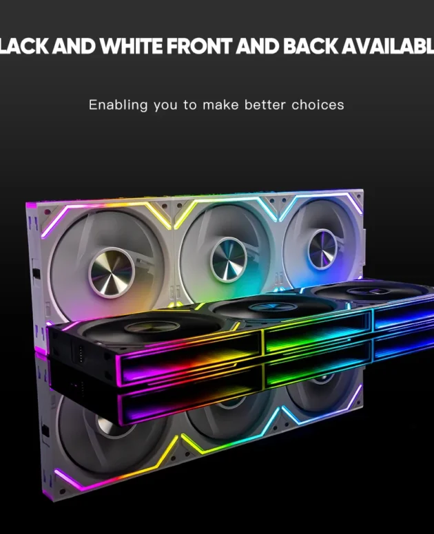 Jungle Leopard Interstellar V2RS 120mm ARGB Modular Wireless Splicing Infinite Mirror Ventilador Fans