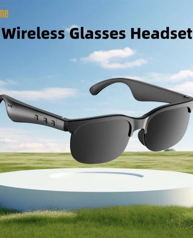 Briame Bluetooth Glasses Earphones Wireless Headphones Built-in Microphone for Driving And Sports Headset Game
