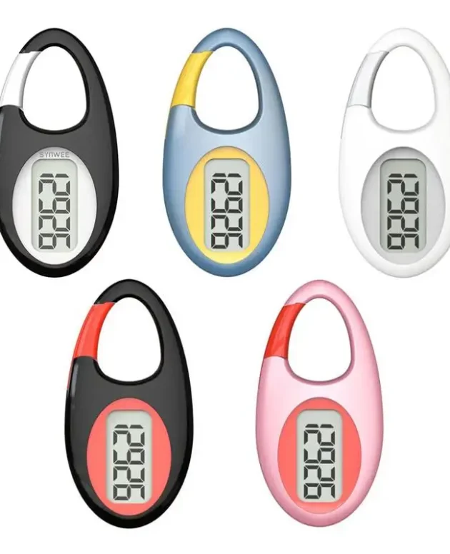 FITCENT 3D Pedometer for Walking Simple Step Tracker Counter with Large Digital Display for Men Women Kids Adults Seniors