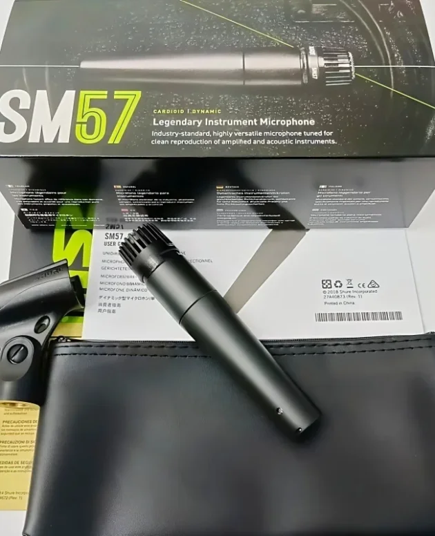 Metal SM57s Cardioid Dynamic Microphone For Stage Singing Professional Wired Microphone for Karaoke BBOX Recording Vocal