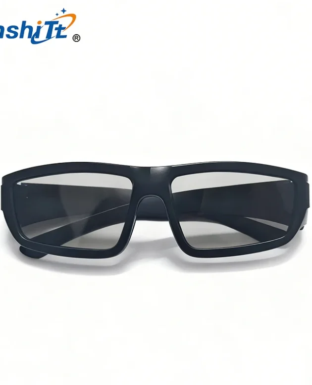2 pcs Adult Black Passive Special RealD 3D Glasses，3D Circular Glasses Polarized for Cinema and VR Hardware Equipment