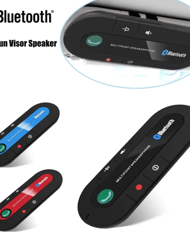 Kebidumei Wireless Handsfree Car Bluetooth Kit Car Sun Visor Clip Universal Mp3 Music Player Audio Receiver Accessories HOT Sale