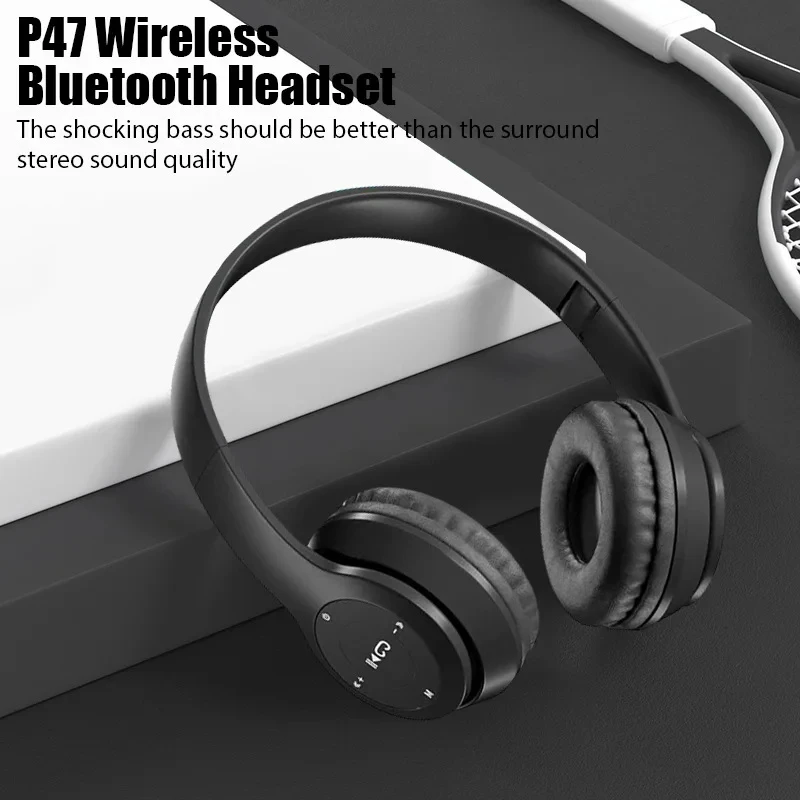 Wireless Bluetooth Headphone With HD Mic Foldable Headset Stereo Sound Earphones Sports Gaming Headphones - Image 2