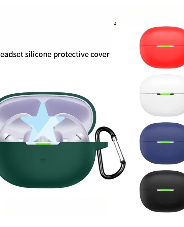 For SHOKZ OpenDots Air Case E210/ OpenDots2 /E320 Solid Color Silicone Bluetooth Earphone Cover For SHOKZ ONE E310 Cover