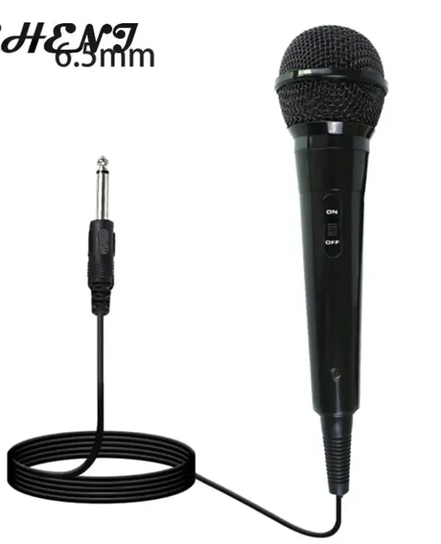 Handheld Microphone Suited for Speakers, Karaoke Singing Machines Cardioid Mic Dynamic Vocal Mic for Outdoor Activity