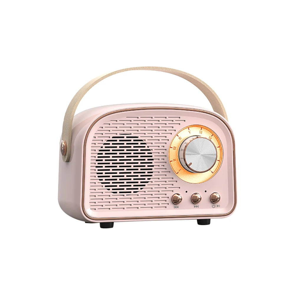 Retro Bluetooth Audio Portable Portable Wireless Bluetooth Audio Home Outdoor Mini Speaker - Image 6