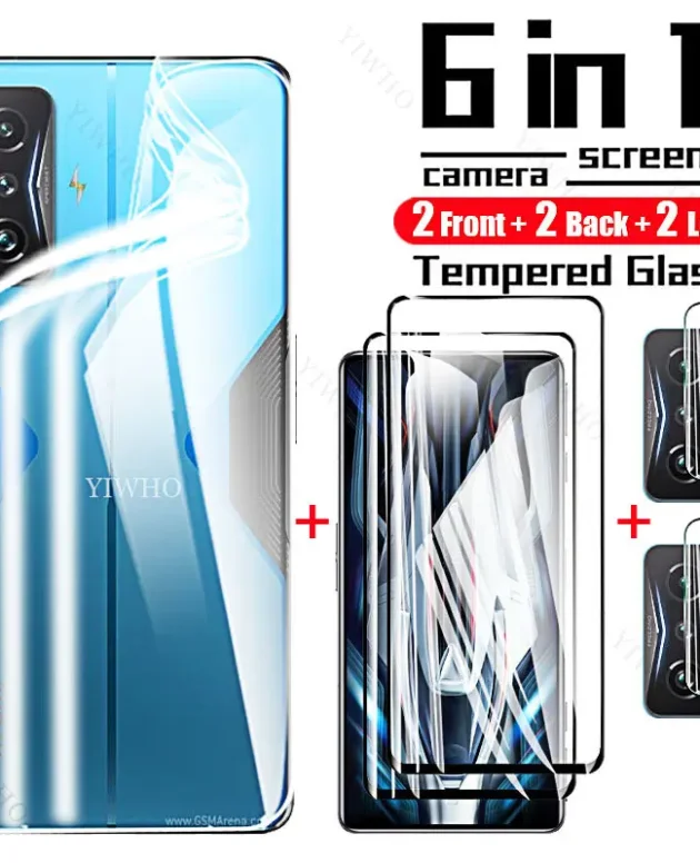 Tempered Glass for Xiaomi Redmi K50 Gaming Screen Protectors Camera Lens Back Film for Redmi K50 Pro Ultra K50i Glass Protective