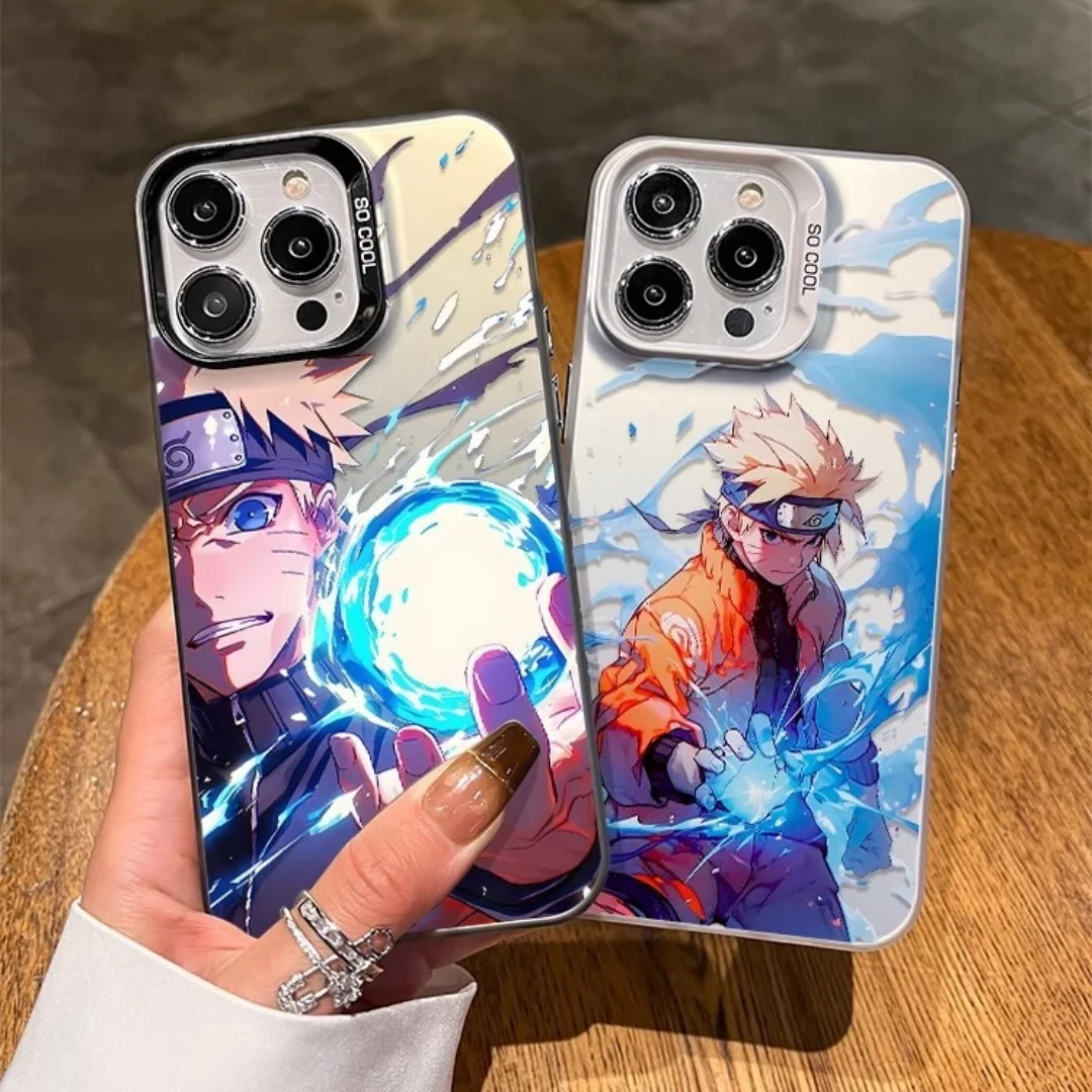 Anime Naruto Rasengan Phone Case for Apple iPhone 16 15 14 13 12 11 17 Pro Max Plus 16pro 14pro Air NARUTO Cartoon Back Cover
