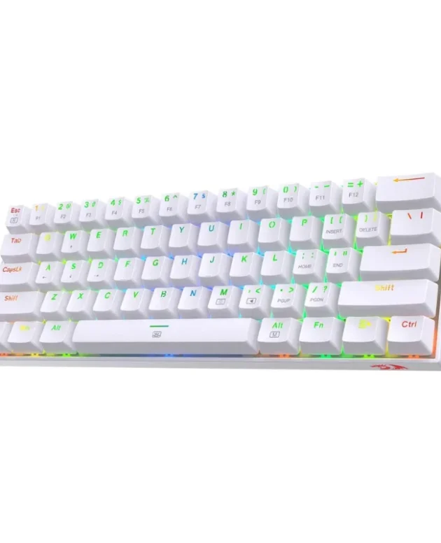 Redragon K630 Dragonborn Hot Swappable 60% Wired Vibrant RGB LED USB Gaming 61 Keys Compact Mechanical Keyboard Pro Software Cus