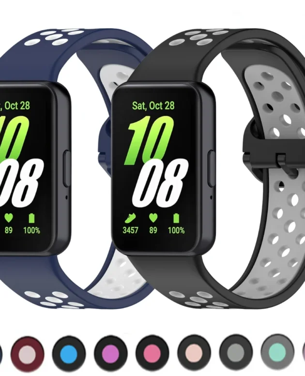 Two-color Silicone Band for Samsung Galaxy Fit 3 Smart Watch Bracelet Wristband for Samsung Galaxy Fit 3 Strap Accessories Belt