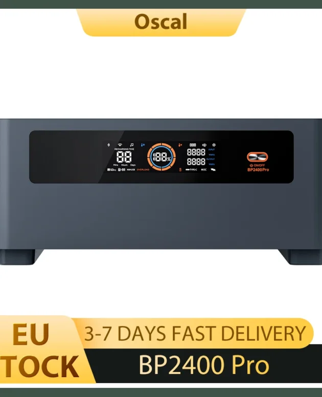 Blackview Oscal BP2400 Pro 2016Wh LiFePO4 Battery Pack for Oscal PowerMax 2400 Pro Portable LiFePO4 Power Station