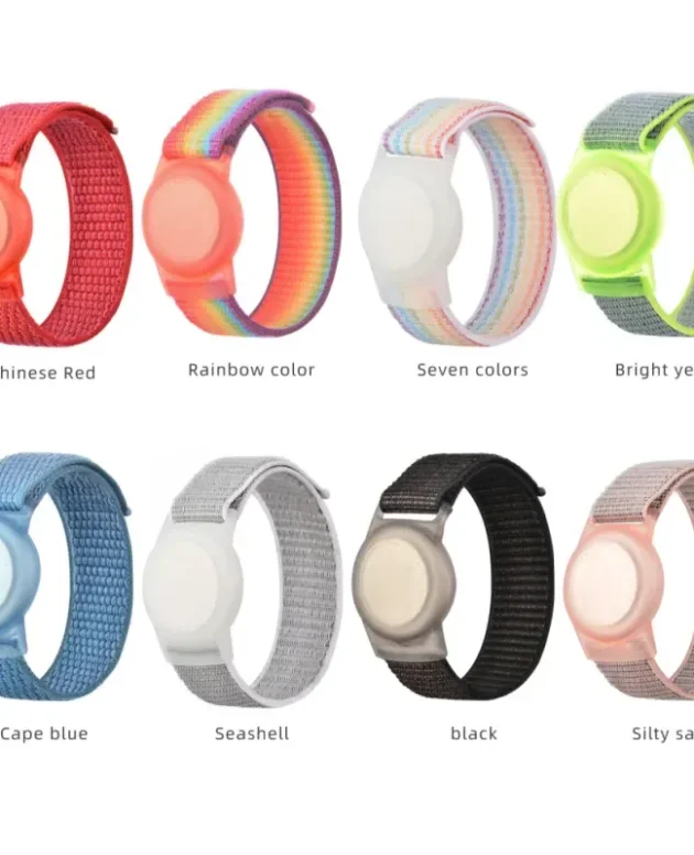 Watch Strap for Apple AirTags Kids Wristbands Airtag Protective Sleeve Silicone Strap Cover Accessories for Airtag GPS Tracker