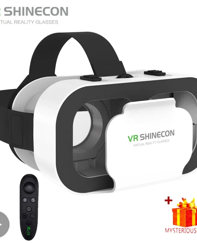 Shinecon 3D VR Glasses Virtual Reality Viar Goggles Headset Devices Smart Helmet Lenses For Cell Phone Mobile Smartphones Viewer