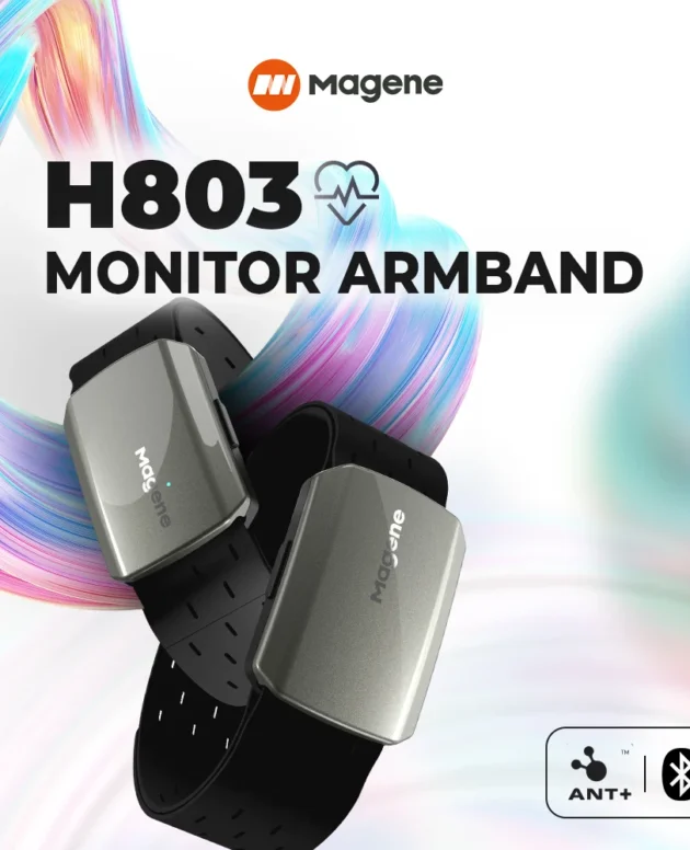 Magene Heart Rate Armband Monitor Dual Mode Bluetooth ANT H803 Sensor Arm Wrist Strap Fitness Heart Tracker Health Exercise