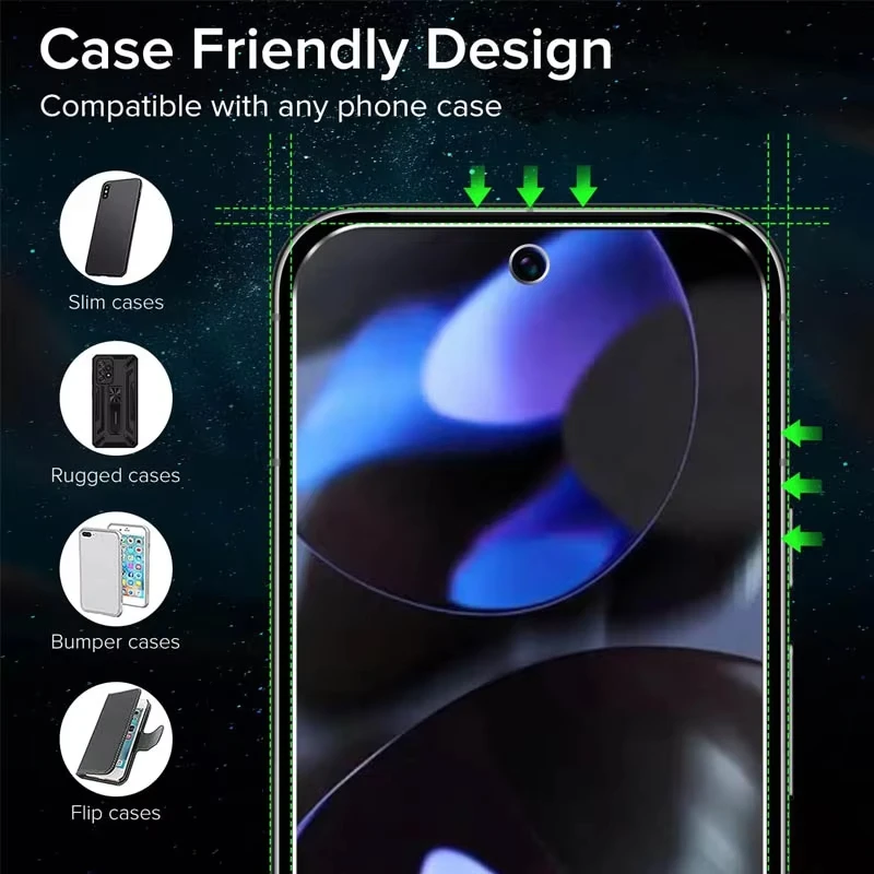 1-2pcs Fingerprint Unlock Full Cover Tempered Glass For Google Pixel 10 9 Pro XL 8 Pro Screen Protector HD Protective Glass Film - Image 4