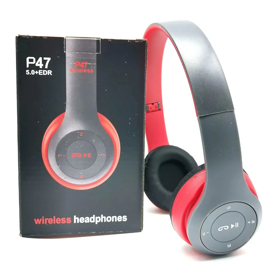 P47 Wireless Bluetooth Headphone With Microphone Foldable Headsets Bass HiFi Sound Music Stereo Earphone For Smartphones TV Game - Image 4