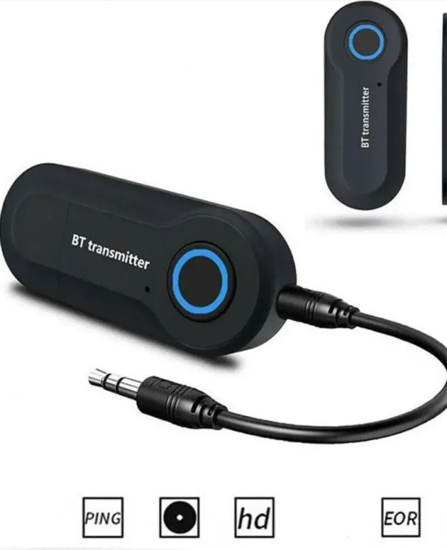 Bluetooth Transmitter 3.5MM Jack Audio Adapter Wireless Bluetooth Stereo Audio Transmitter Adapter For PC TV Headphones