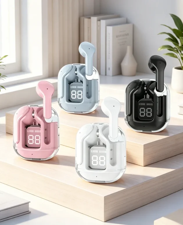 T2 Wireless Mini Earbuds LED Power Digital Display TWS Wireless Headset Stereo Bluetooth Headphones 5.3 tws