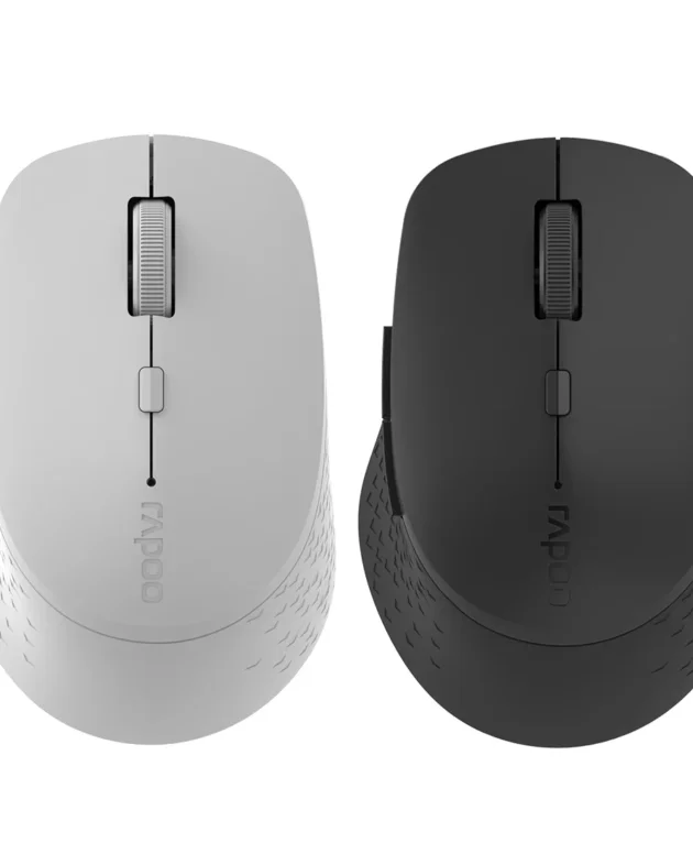Rapoo M300G Silent Wireless Mouse 2400 DPI Multi-mode Bluetooth Mouse Portable Optical Mice Ergonomic Design Support 2 Devices