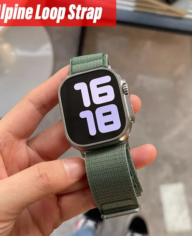 Alpine Loop for apple watch band ultra 2 49mm Series 10 46mm 42mm 40-44mm 45mm 41mm G-hook sport strap iwatch 10 9 8 7 6 SE 5 4