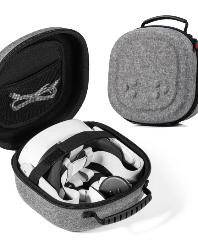Hard Carrying Case Compatible with Oculus Meta Quest 3S/Quest 3/Quest 2 VR Headset and Touch Controller Accessories Case